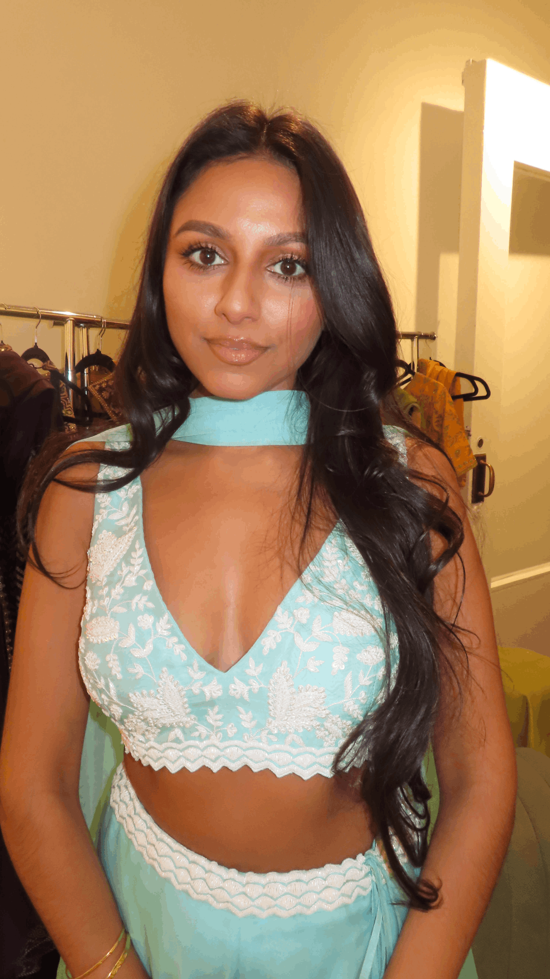 Aqua Whispers Lehenga Set