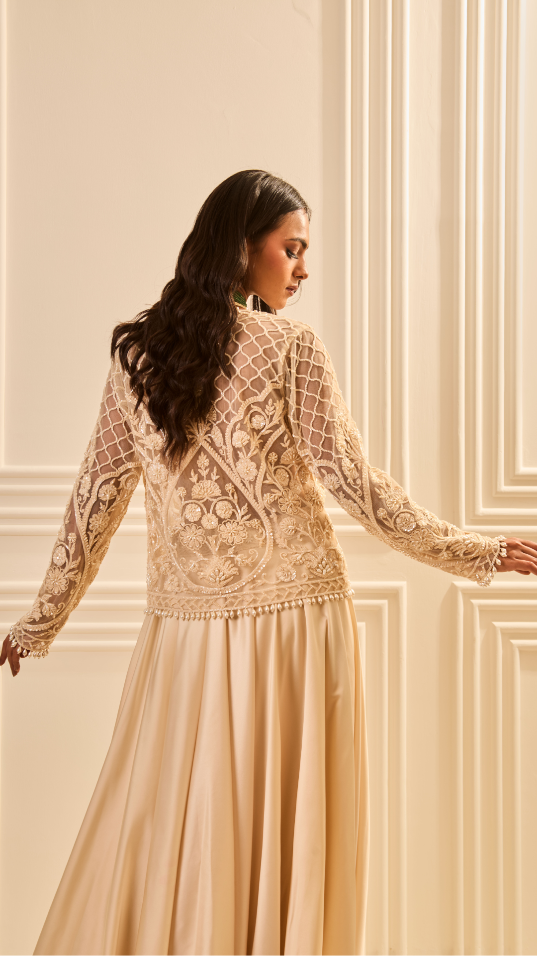 Champagne Glow Lehenga Set