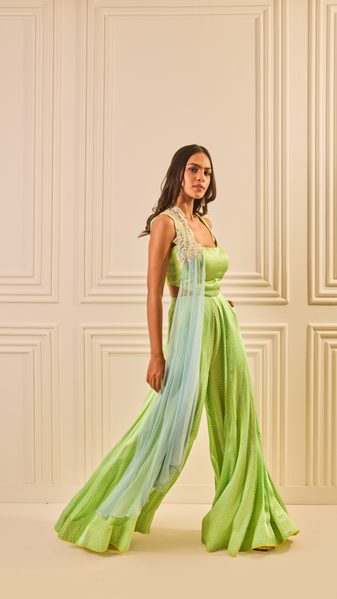 Wave After Wave Sharara Set