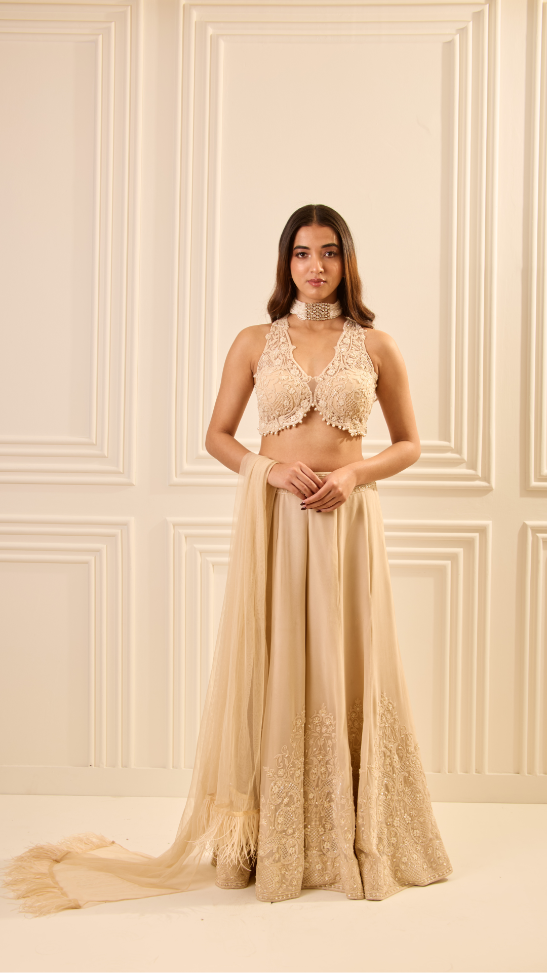 Celestial Veil Sharara Set