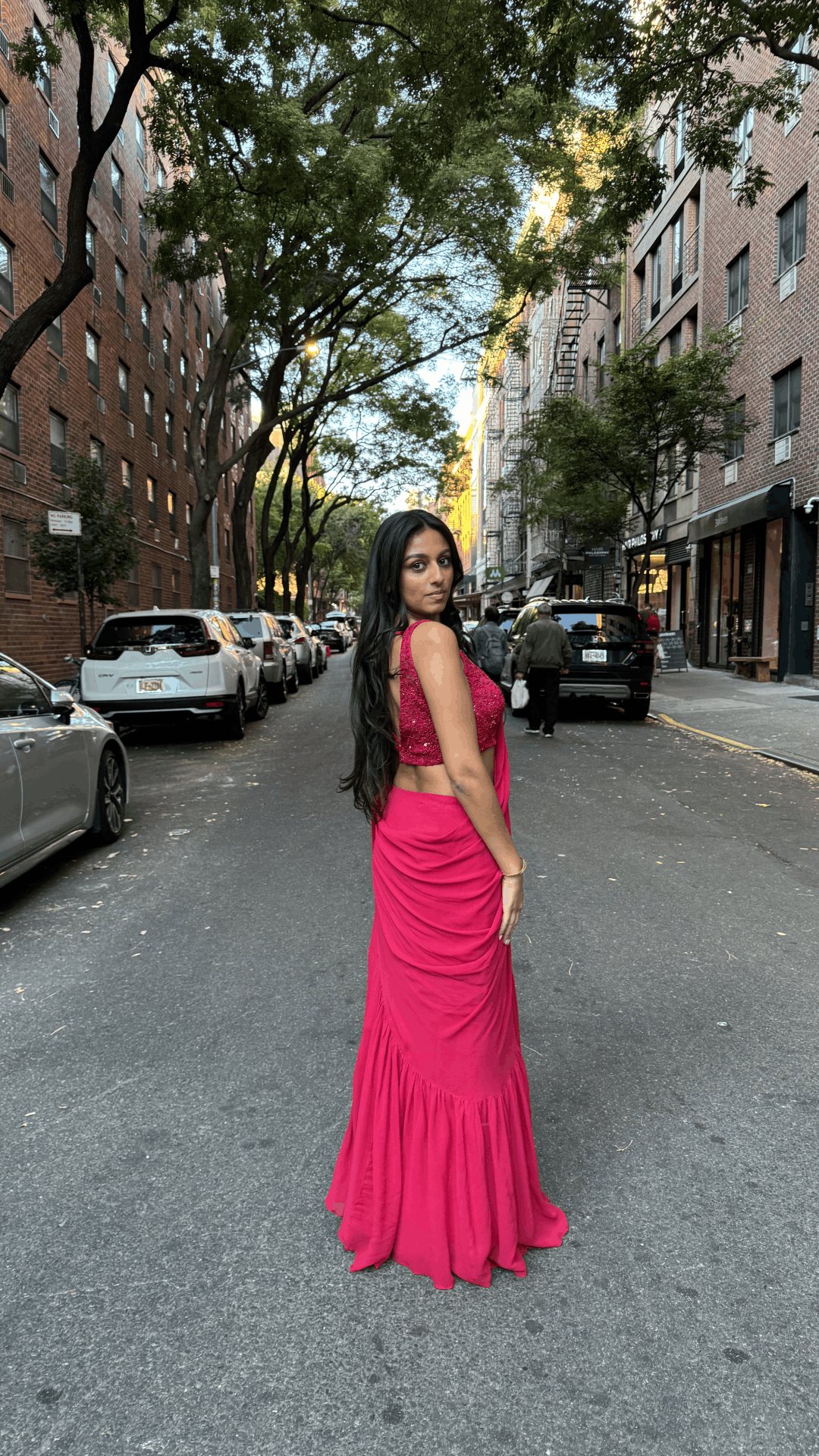Red Reverie Draped Saree