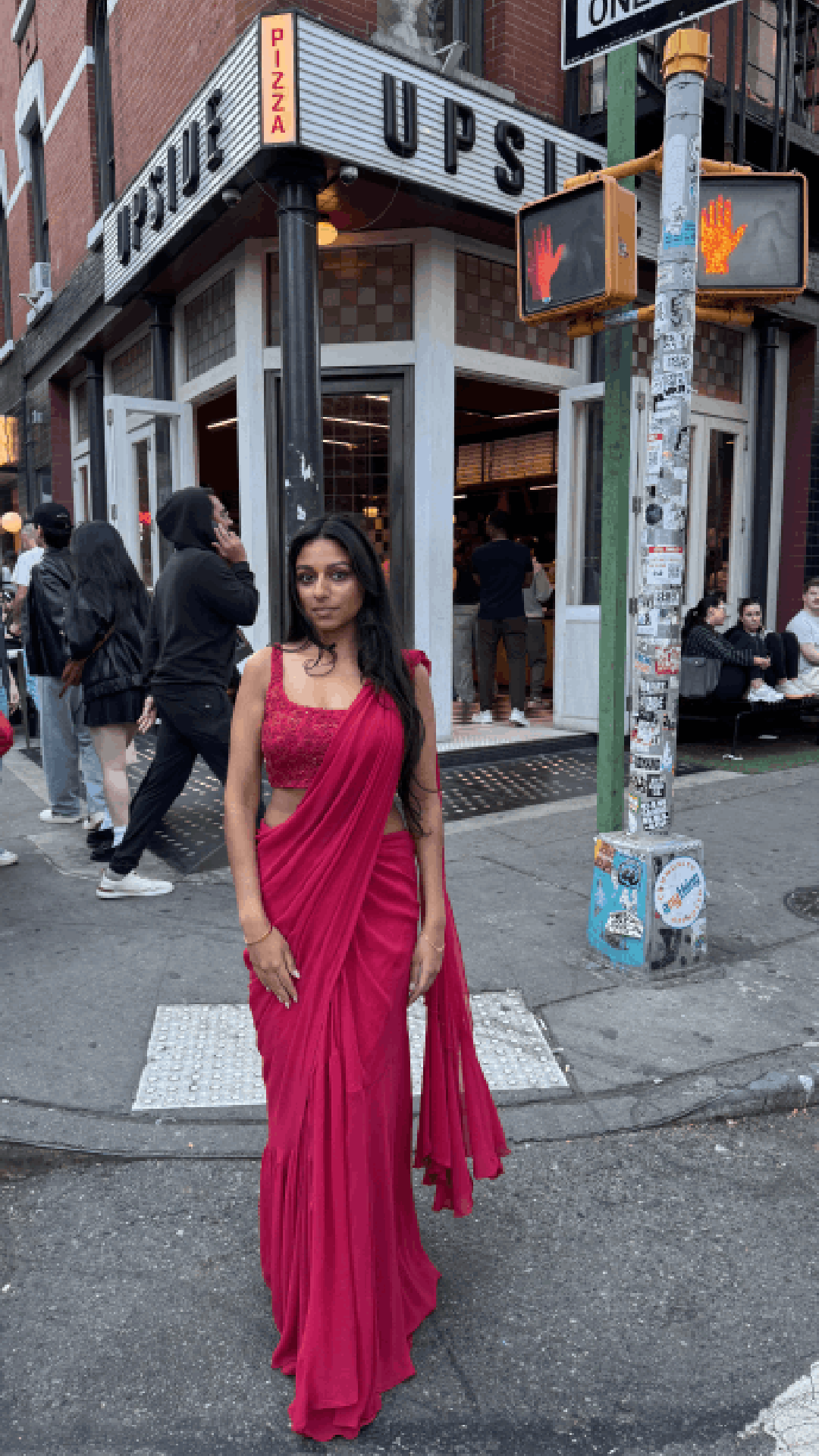 Red Reverie Draped Saree